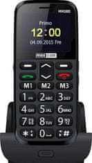 MaxCom MM38D mobilni telefon, črna