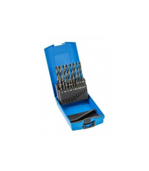 Hoegert Set HSS svedrov v plastični škatli "Split Point" 1-10mm, 19-delni