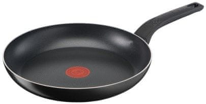 Tefal Tefal Simply Clean B5670653 vsaka kuhinjska ponev s premazom iz titana, non-stick, 28 cm, črna, primerno za plin in keramiko
