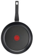 Tefal Tefal Simply Clean B5670653 vsaka kuhinjska ponev s premazom iz titana, non-stick, 28 cm, črna, primerno za plin in keramiko