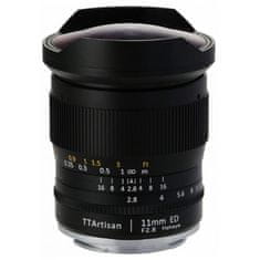 TTArtisan MF 11 mm f/2,8 širokokotni fisheye objektiv za Canon EF