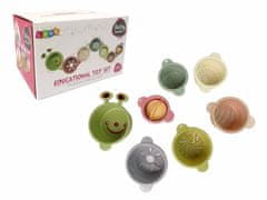 shumee Izobraževalni set Caterpillar Bath Toys Različne luknje