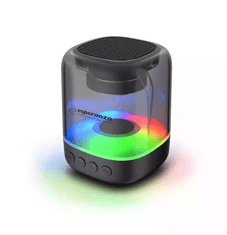 Esperanza Zvočnik bluetooth VIOLA MP3, RGB LED, črna barva