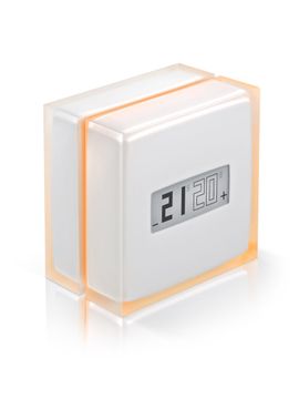 NTT Netatmo NTH01-EN-EU Pametni termostat z Wi-Fi, bel/prozoren