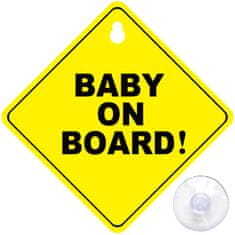 Northix Znak Baby On Board 