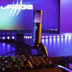 uRage Mikrofon za pretakanje Stream 750 HD osvetljen