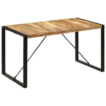Vidaxl Jedilna miza 140x70x75 cm trden mangov les