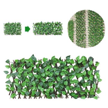 Shopdbest Pregradna ograja z listi (170 x 31 cm)