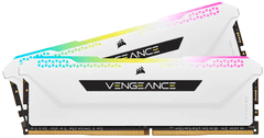 Corsair Vengeance RGB PRO RAM pomnilnik, 32 GB (2 x 16GB), DDR4, DRAM 3200MHz, PC4-25600 (CMH32GX4M2E3200C16W)