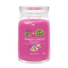 Yankee Candle Aromatična sveča Signature glass velika Art In the Park 567 g
