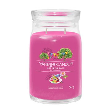 Yankee Candle Aromatična sveča Signature glass velika Art In the Park 567 g
