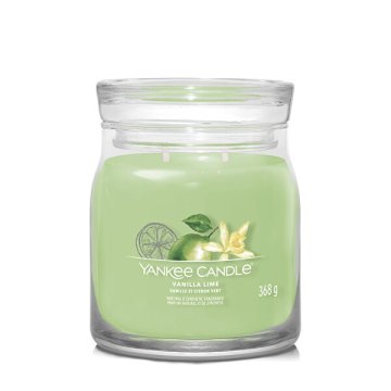 Yankee Candle Aromatična sveča Signature glass medium Vanilla Lime 368 g