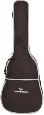 Trpežen zaščitni kovček za kitaro Soundsation SBG-10-AG žep za dodatke z debelim oblazinjenjem