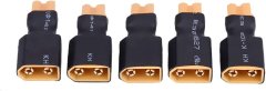 YUNIQUE GREEN-CLEAN 5pcs RC Drone Plug Adapter Plug Converter Battery XT30 to XT60 (XT30 Female to XT60 Plug)