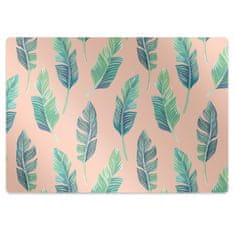 Decormat Podloga za zaščito tal Listi breskve 120x90 cm 15 cm 