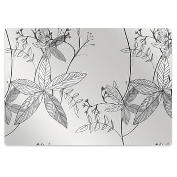 Decormat Podloga za zaščito tal Cvetje doodle