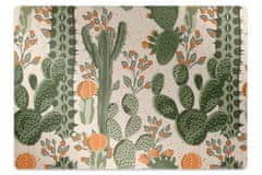 Decormat Podloga za stol Oranžni kaktus 100x70 cm 