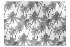 Decormat Podloga za zaščito tal Sive palme 120x90 cm 2 cm 