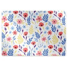 Decormat Podloga za pisarniški stol Pisane rože 120x90 cm 2 cm 