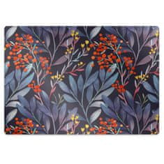 Decormat Podloga za pisarniški stol Slika cvetov 120x90 cm 15 cm 