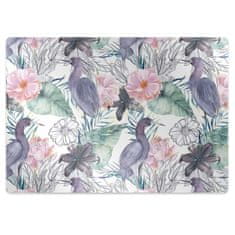 Decormat Podloga za pisarniški stol Tropske ptice 120x90 cm 15 cm 