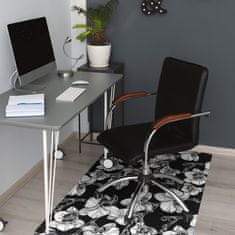 Decormat Podloga za zaščito tal Rože negativno 120x90 cm 2 cm 