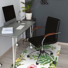Decormat Podloga za zaščito tal Listi in cvetje 120x90 cm 15 cm 