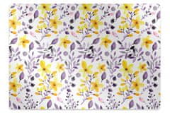 Decormat Podloga za pisarniški stol Abstraktno cvetje 140x100 cm 2 cm 