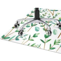 Decormat Podloga za zaščito tal Zelene veje 120x90 cm 2 cm 