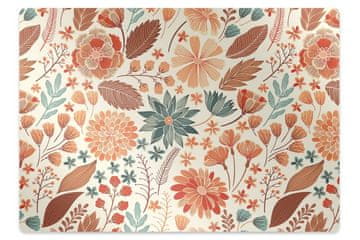 Decormat Podloga za stol parket Artistic flowers