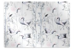 Decormat Podloga za pisarniški stol Cranes dance 140x100 cm 2 cm 