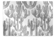 Decormat Podloga za pisarniški stol Painted cacti 120x90 cm 15 cm 