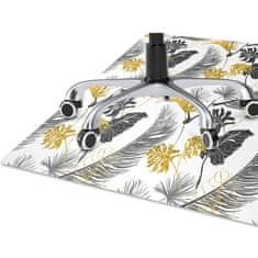 Decormat Podloga za zaščito tal Zlata tropska 120x90 cm 2 cm 