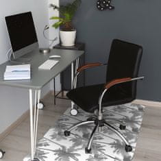 Decormat Podloga za zaščito tal Sive palme 120x90 cm 2 cm 