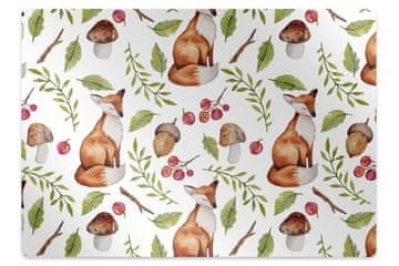 Decormat Podloga za zaščito tal Fox and forest fruit