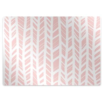 Decormat Podloga za stol Pink herringbone