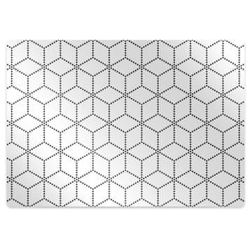 Decormat Podloga za pisarniški stol Gray cubes
