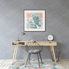 Decormat Podloga za pisarniški stol Tropska freska 120x90 cm 15 cm 