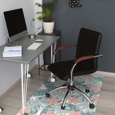 Decormat Podloga za pisarniški stol Tropska freska 120x90 cm 15 cm 