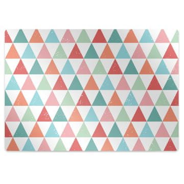 Decormat Podloga za stol Colorful triangles