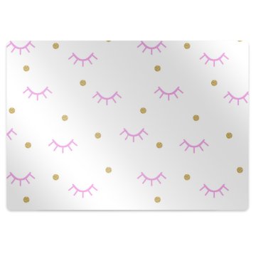 Decormat Podloga za stol Dots and eyelids