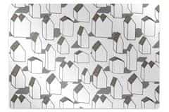 Decormat Podloga za zaščito tal Modern houses 140x100 cm 2 cm 