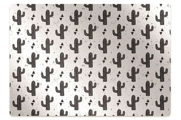 Decormat Podloga za pisarniški stol Black cacti