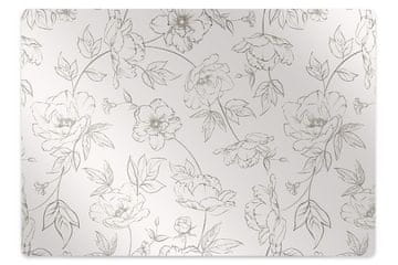 Decormat Podloga za stol Sketched flowers