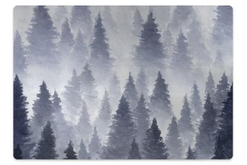 Decormat Podloga za stol Landscape forest