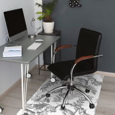 Decormat Podloga za pisarniški stol Sive ptice 120x90 cm 15 cm 
