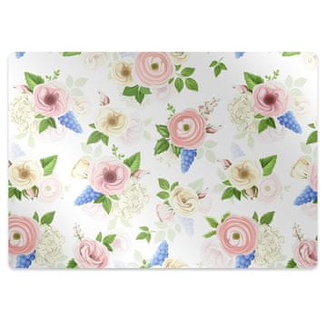 Decormat Podloga za stol Drawed flowers