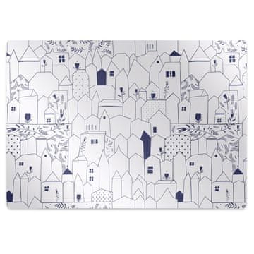 Decormat Podloga za stol Sketched city