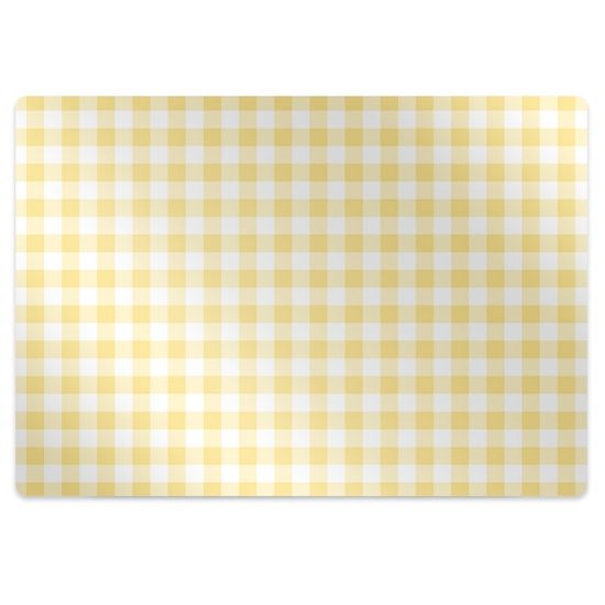Decormat Podloga za pisarniški stol Yellow grille