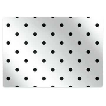 Decormat Podloga za stol Black dots